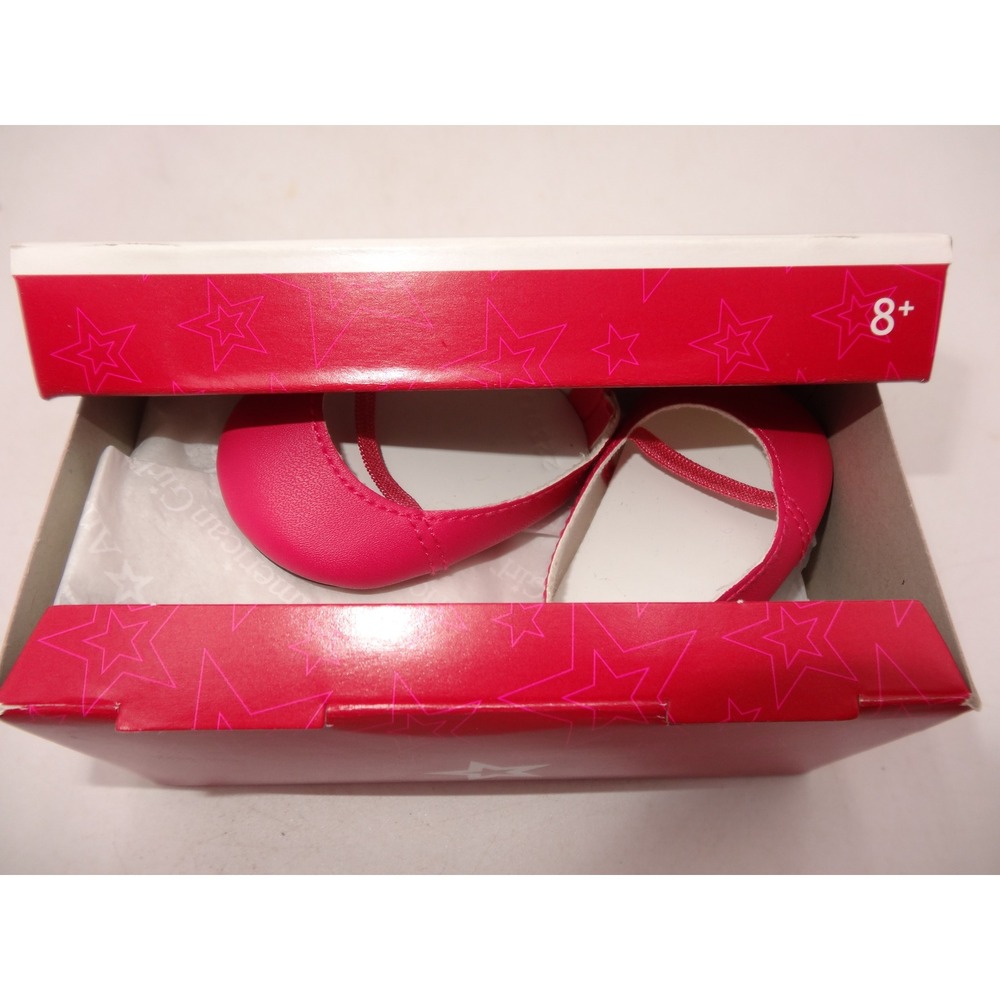 American Girl Pink Ballet Flats Shoes For An 18 Inch Doll with Box